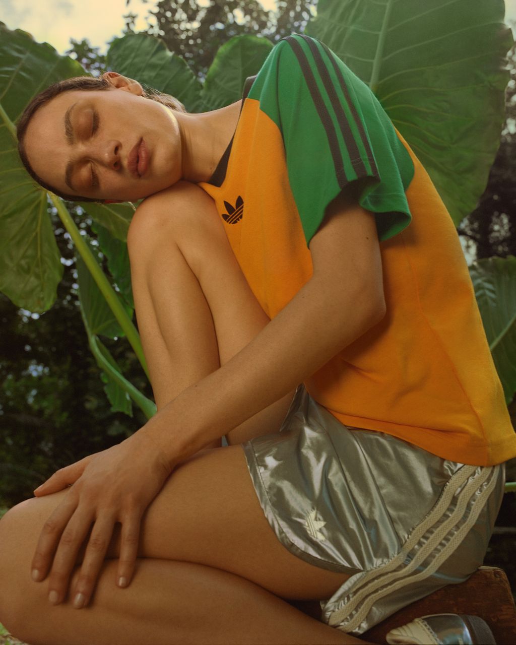 Fashion Week Paris Fall/Winter 2023 look 13 from the Adidas x Wales Bonner collection 女装