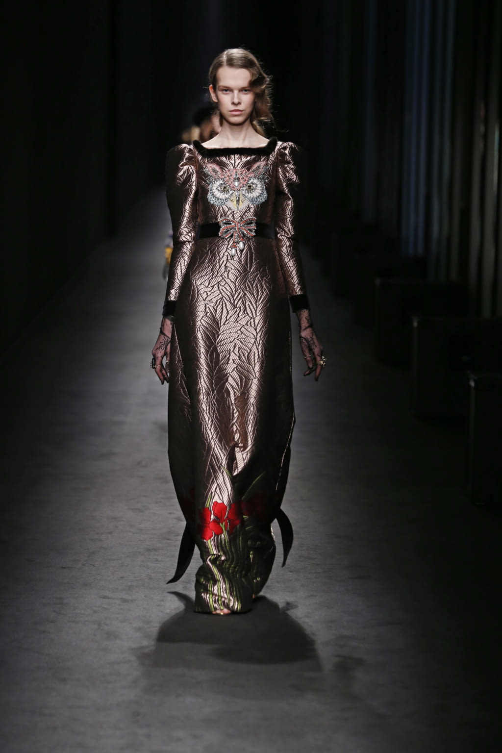 Fashion Week Milan Fall/Winter 2016 look 66 from the Gucci collection womenswear