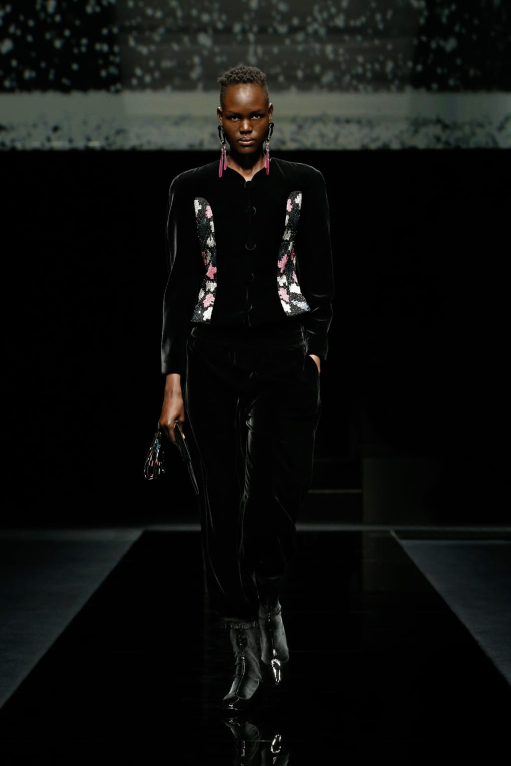 Fashion Week Milan Fall/Winter 2020 look 69 from the Giorgio Armani collection womenswear