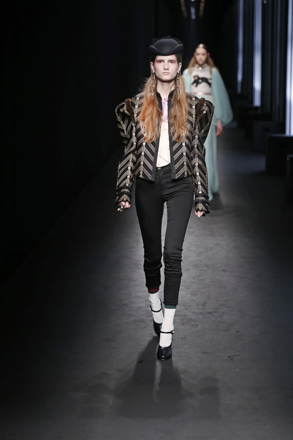 Fashion Week Milan Fall/Winter 2016 look 69 from the Gucci collection womenswear
