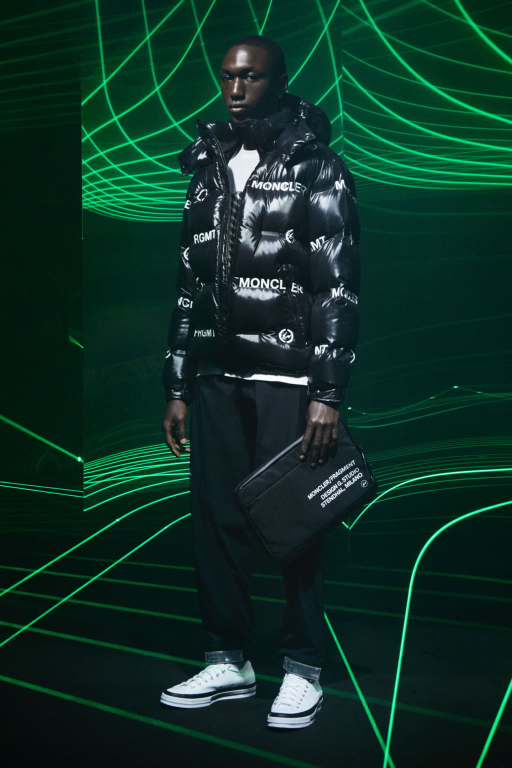 Fashion Week Milan Fall/Winter 2020 look 9 de la collection 7 Moncler Fragment Hiroshi Fujiwara menswear