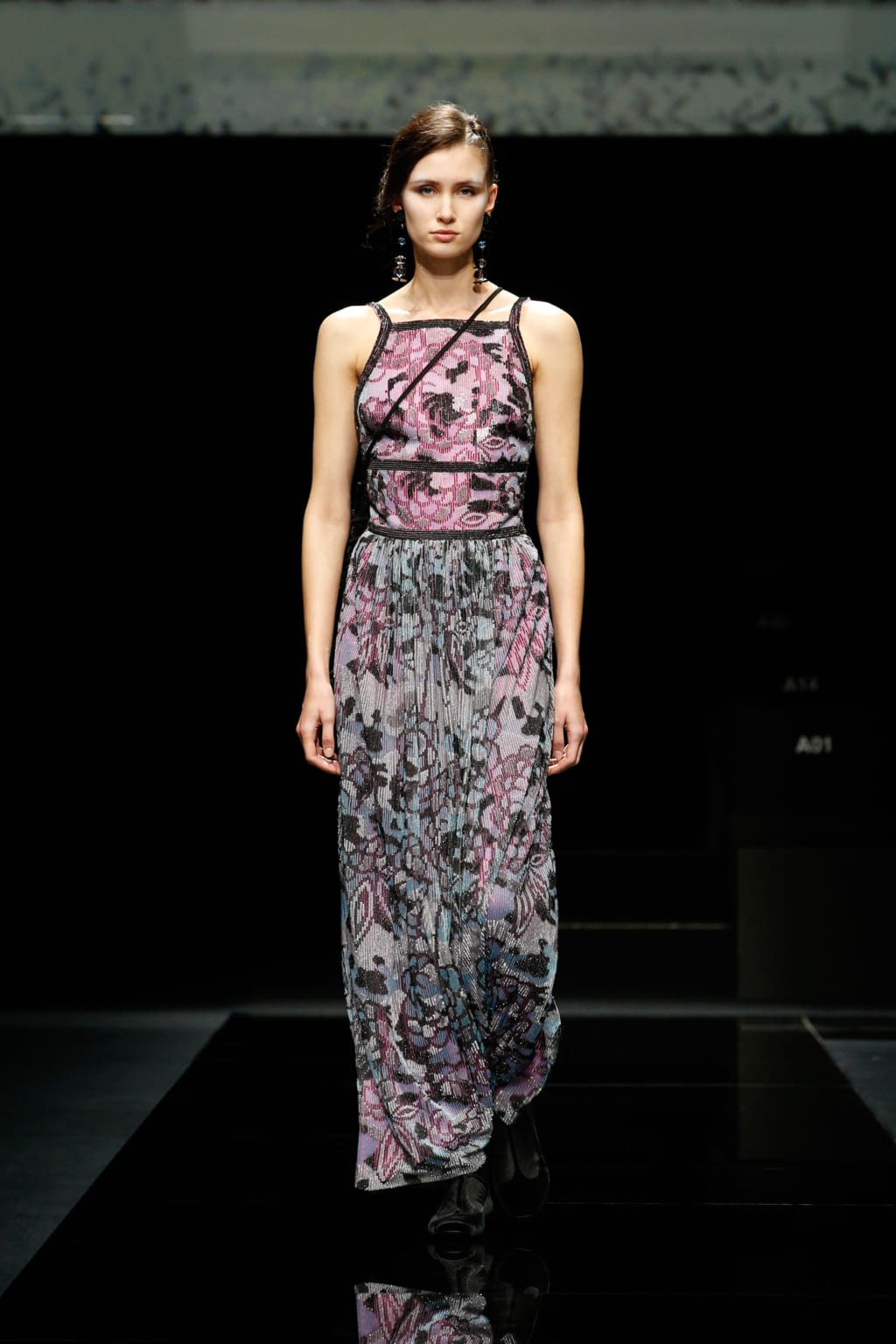 Fashion Week Milan Fall/Winter 2020 look 74 from the Giorgio Armani collection womenswear