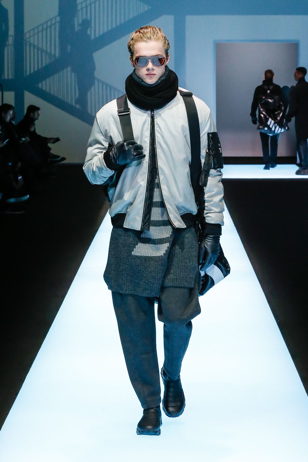 Fashion Week Milan Fall/Winter 2017 look 75 from the Emporio Armani collection 男装