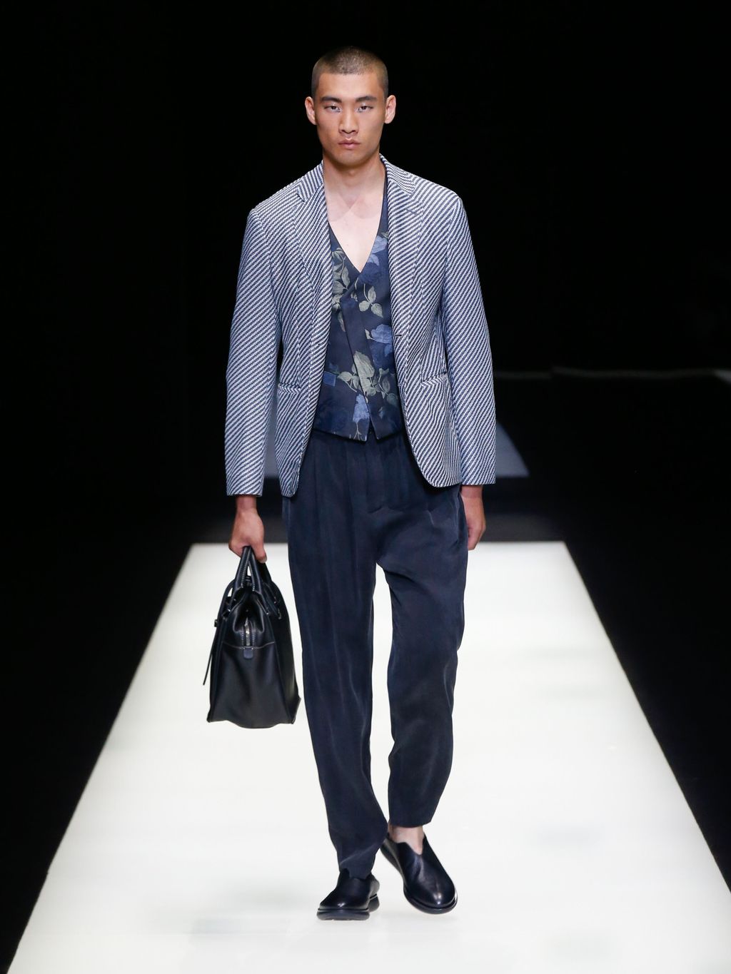 Fashion Week Milan Spring/Summer 2018 look 74 from the Giorgio Armani collection menswear