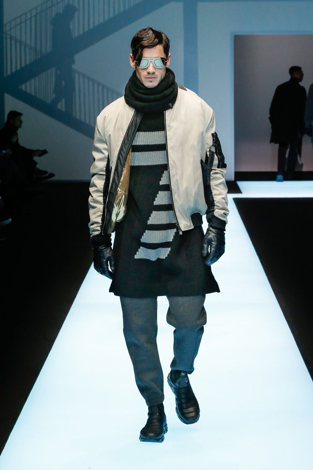Fashion Week Milan Fall/Winter 2017 look 76 from the Emporio Armani collection menswear