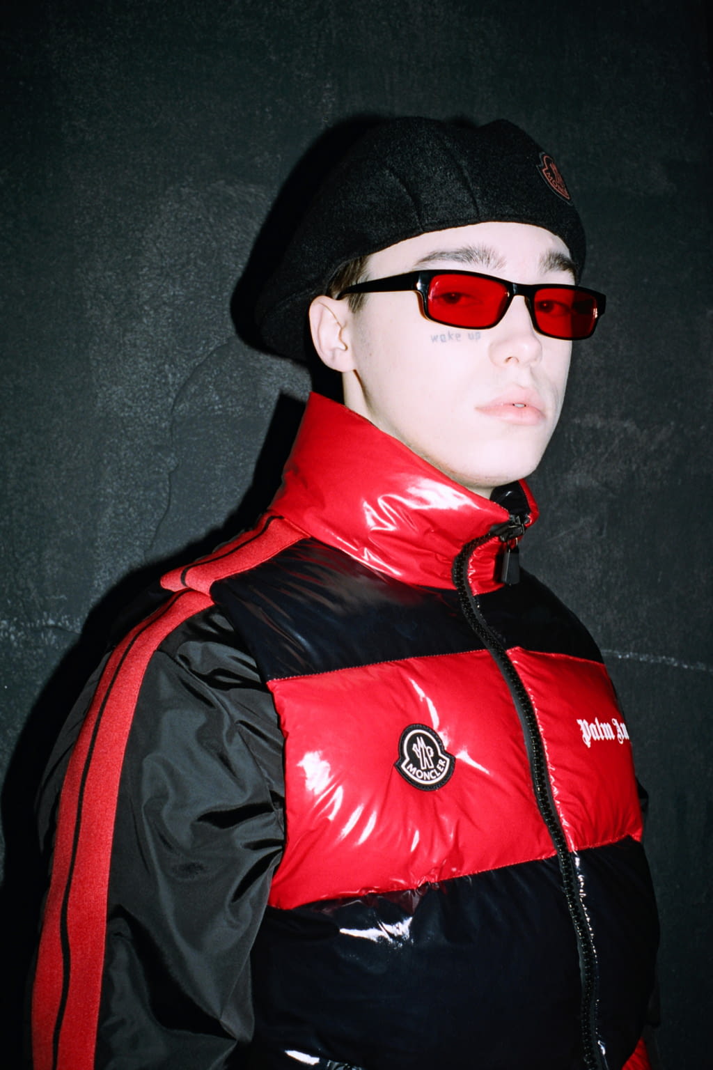 Fashion Week Milan Fall/Winter 2018 look 3 from the 8 Moncler Palm Angels collection menswear