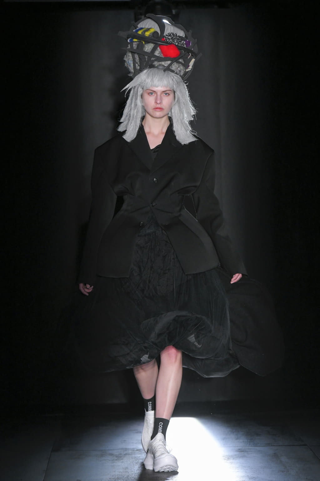 Fashion Week Paris Fall/Winter 2022 look 16 de la collection Comme des Garçons womenswear