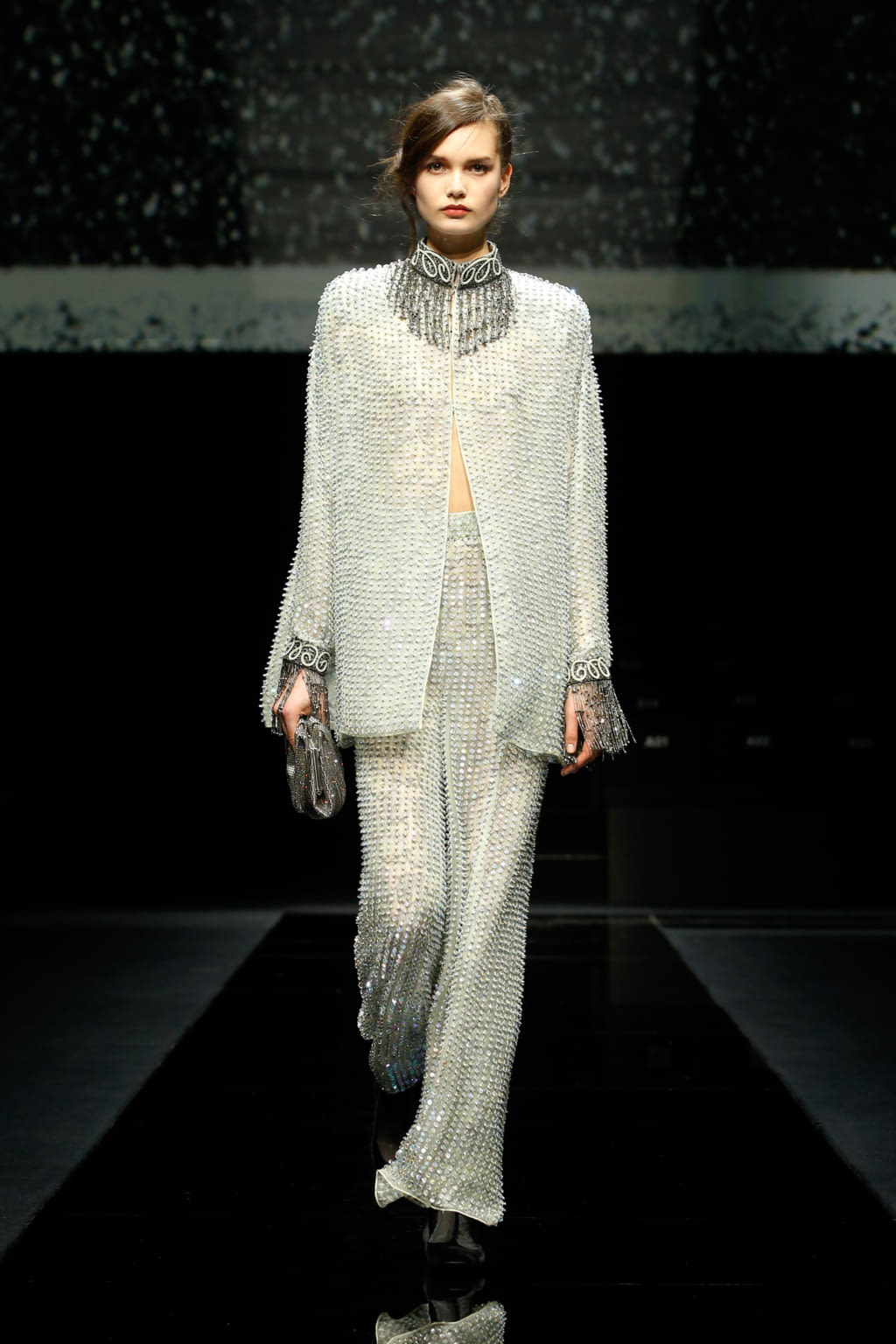 Fashion Week Milan Fall/Winter 2020 look 85 from the Giorgio Armani collection womenswear