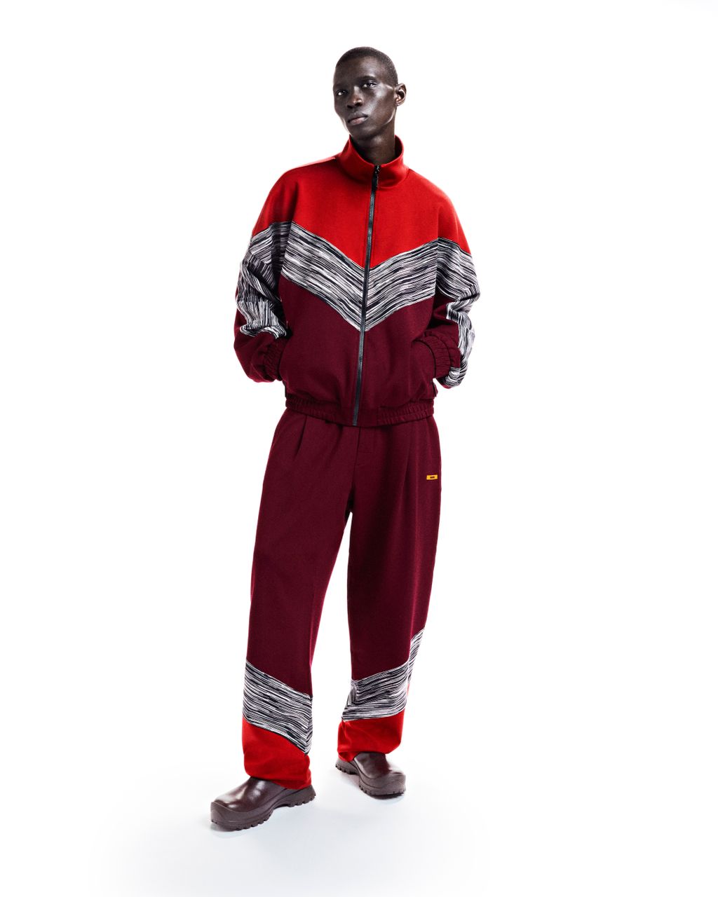 Fashion Week Milan Fall/Winter 2023 look 9 from the Missoni collection 男装