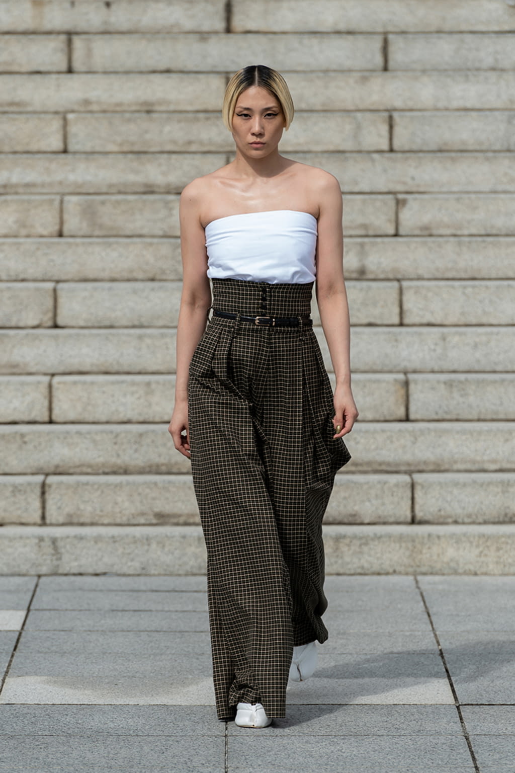Fashion Week Milan Spring/Summer 2021 look 15 de la collection Atsushi Nakashima womenswear