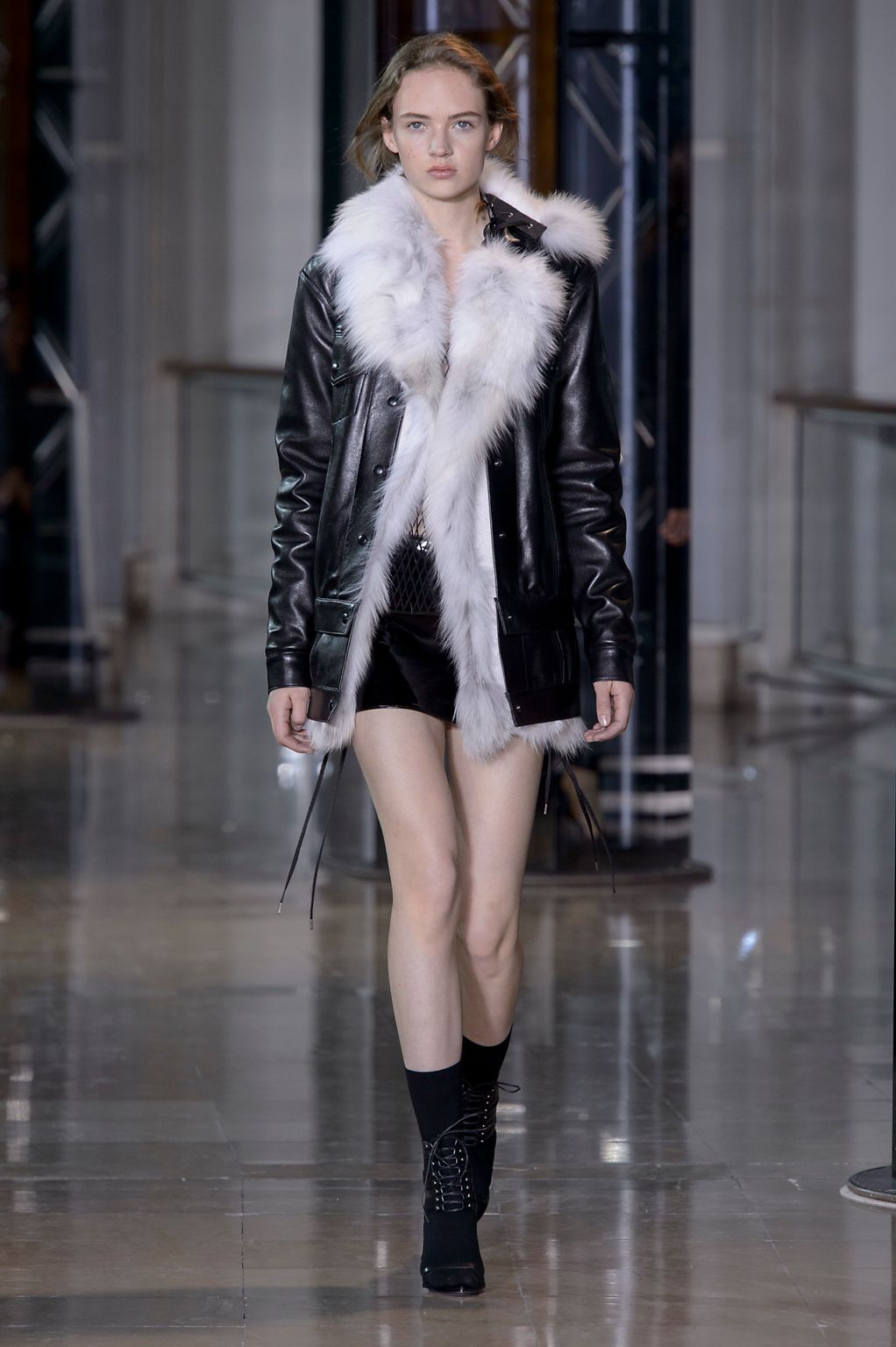 Fashion Week Paris Fall/Winter 2016 look 32 from the Anthony Vaccarello collection womenswear