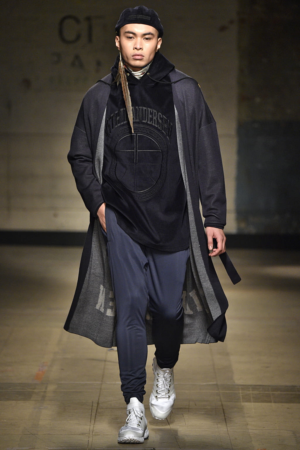 Fashion Week London Fall/Winter 2017 look 22 from the Astrid Andersen collection menswear