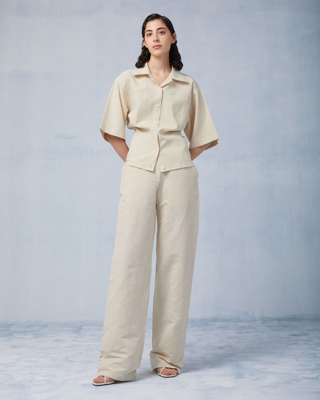 Fashion Week Paris Resort 2024 look 9 from the Abadia - Saudi 100 collection womenswear