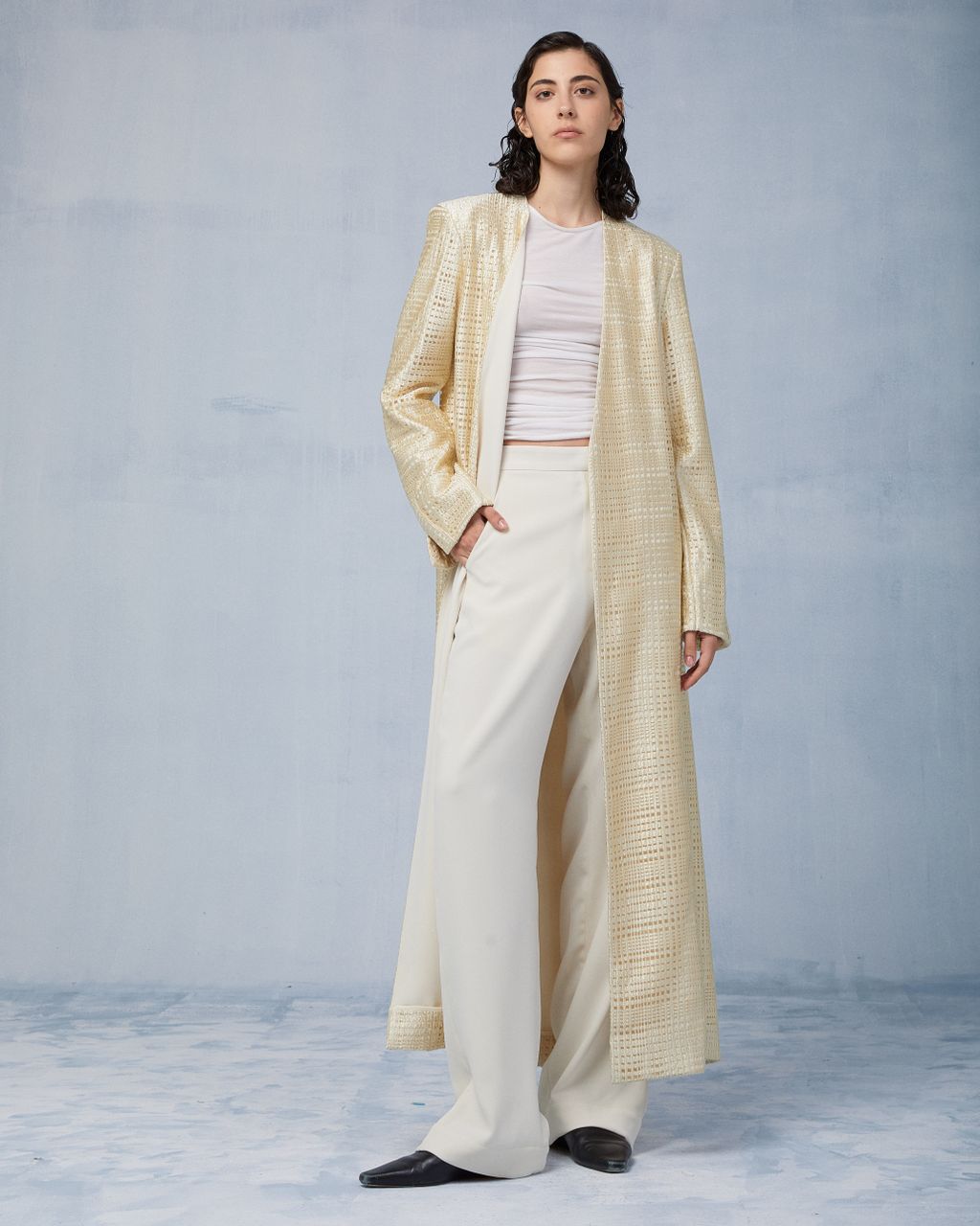 Fashion Week Paris Resort 2024 look 21 from the Abadia - Saudi 100 collection 女装