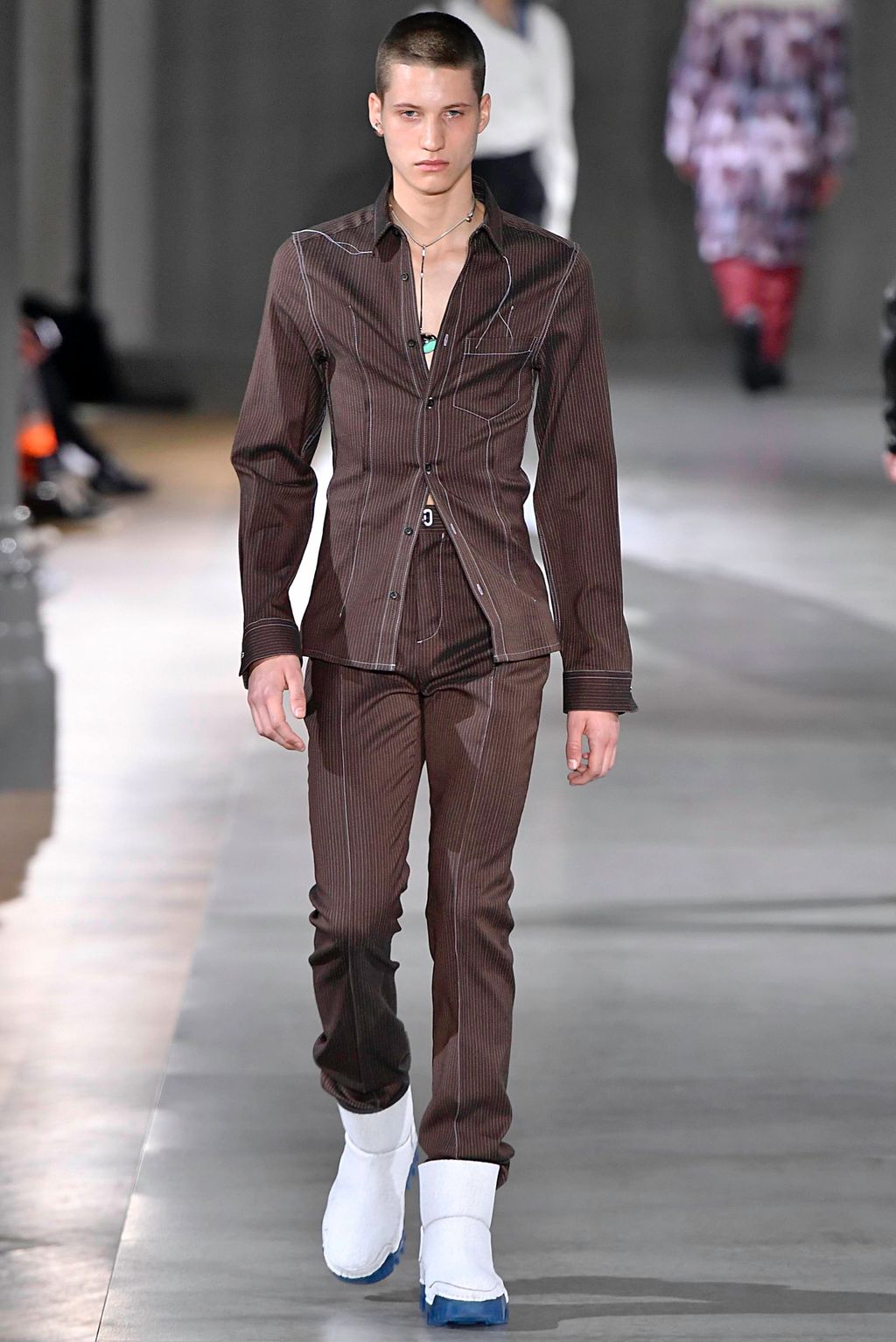 Fashion Week Paris Fall/Winter 2019 look 17 from the Acne Studios collection 男装