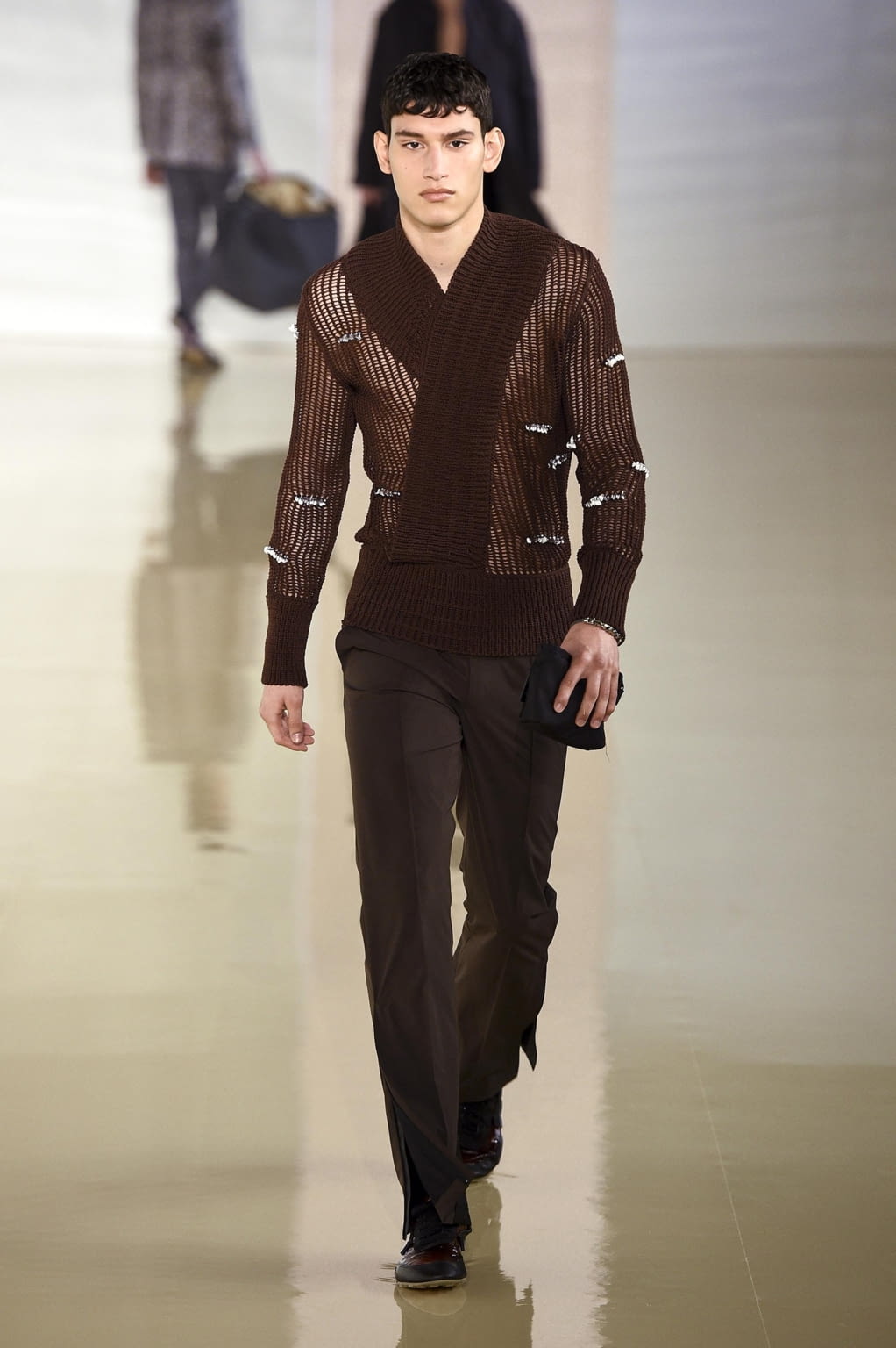 Fashion Week Paris Fall/Winter 2020 look 10 from the Acne Studios collection 男装
