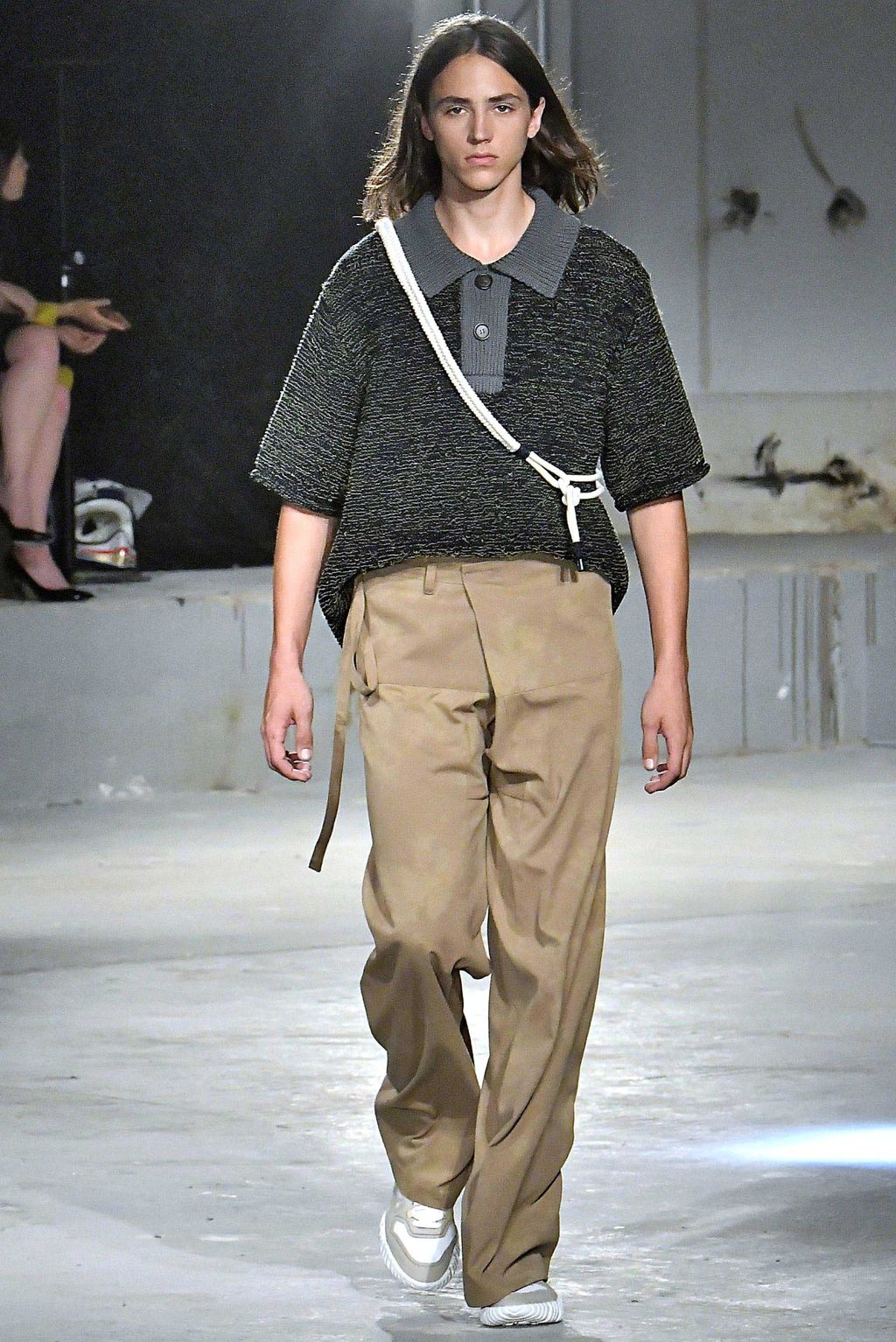 Fashion Week Paris Spring/Summer 2019 look 7 from the Acne Studios collection 男装