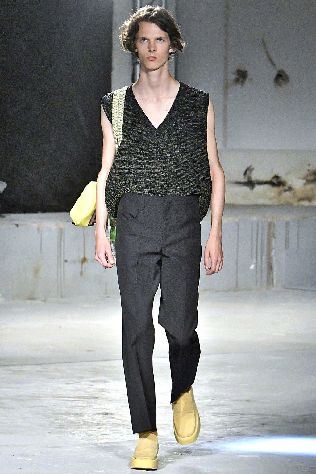 Fashion Week Paris Spring/Summer 2019 look 10 from the Acne Studios collection 男装