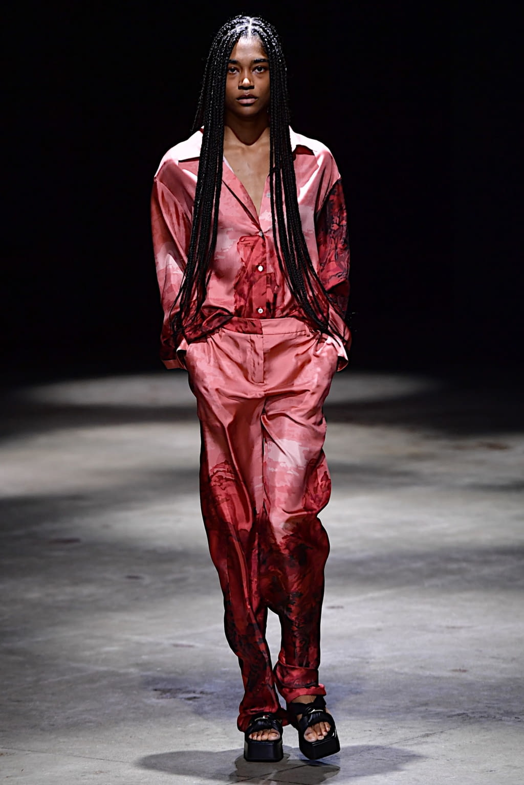Fashion Week Milan Fall/Winter 2022 look 7 from the Act n°1 collection 女装