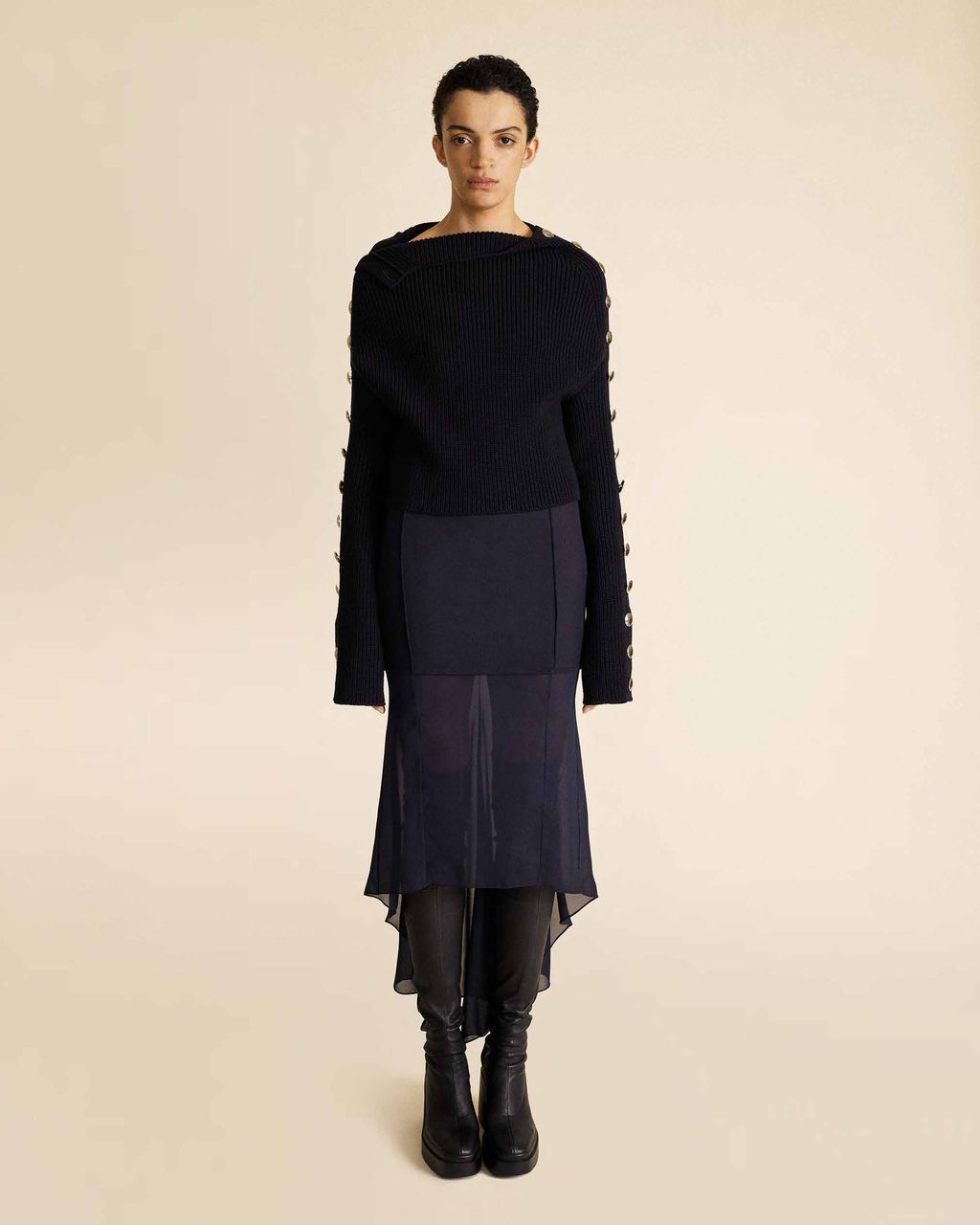Fashion Week Paris Fall/Winter 2022 look 41 de la collection Adela Studio womenswear