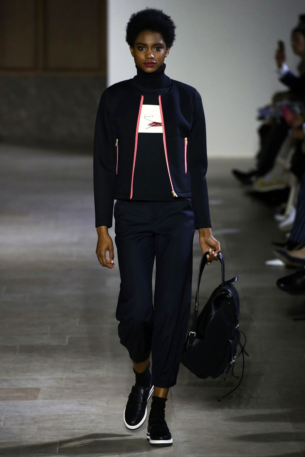 Fashion Week Paris Fall/Winter 2017 look 28 from the Agnès B collection womenswear