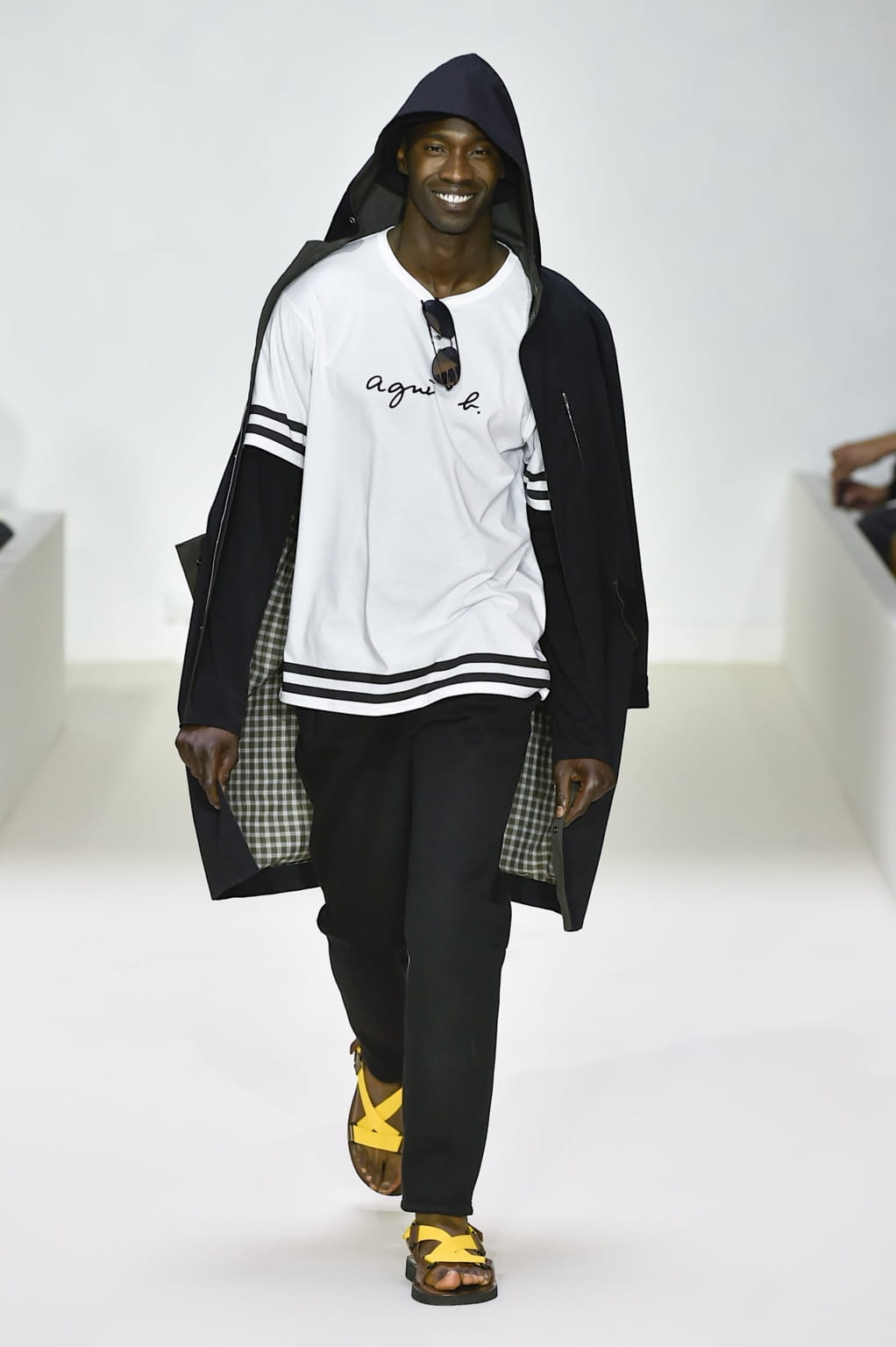 Fashion Week Paris Spring/Summer 2019 look 13 from the Agnès B collection menswear