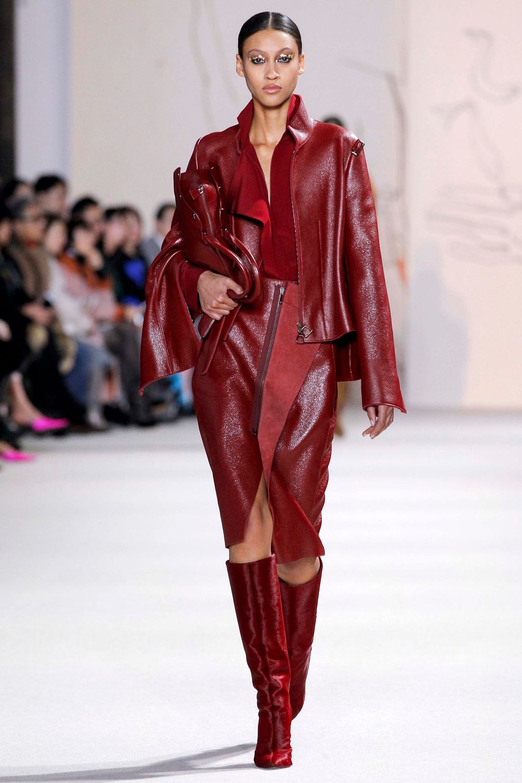 Fashion Week Paris Fall/Winter 2018 look 17 from the Akris collection 女装
