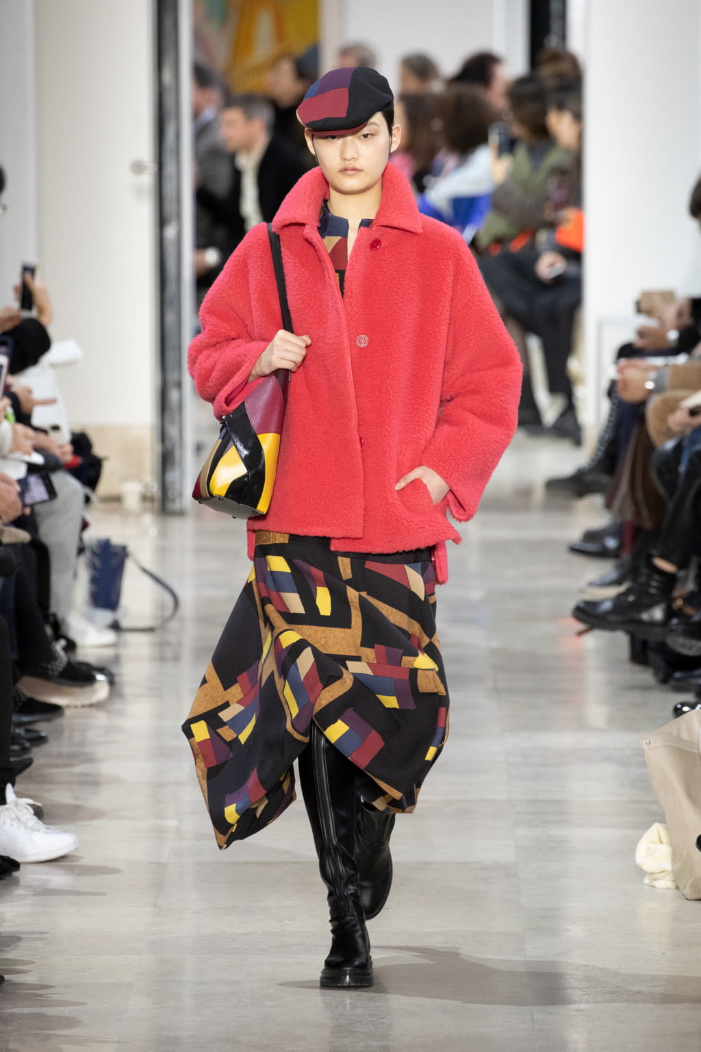 Fashion Week Paris Fall/Winter 2020 look 12 de la collection Akris womenswear