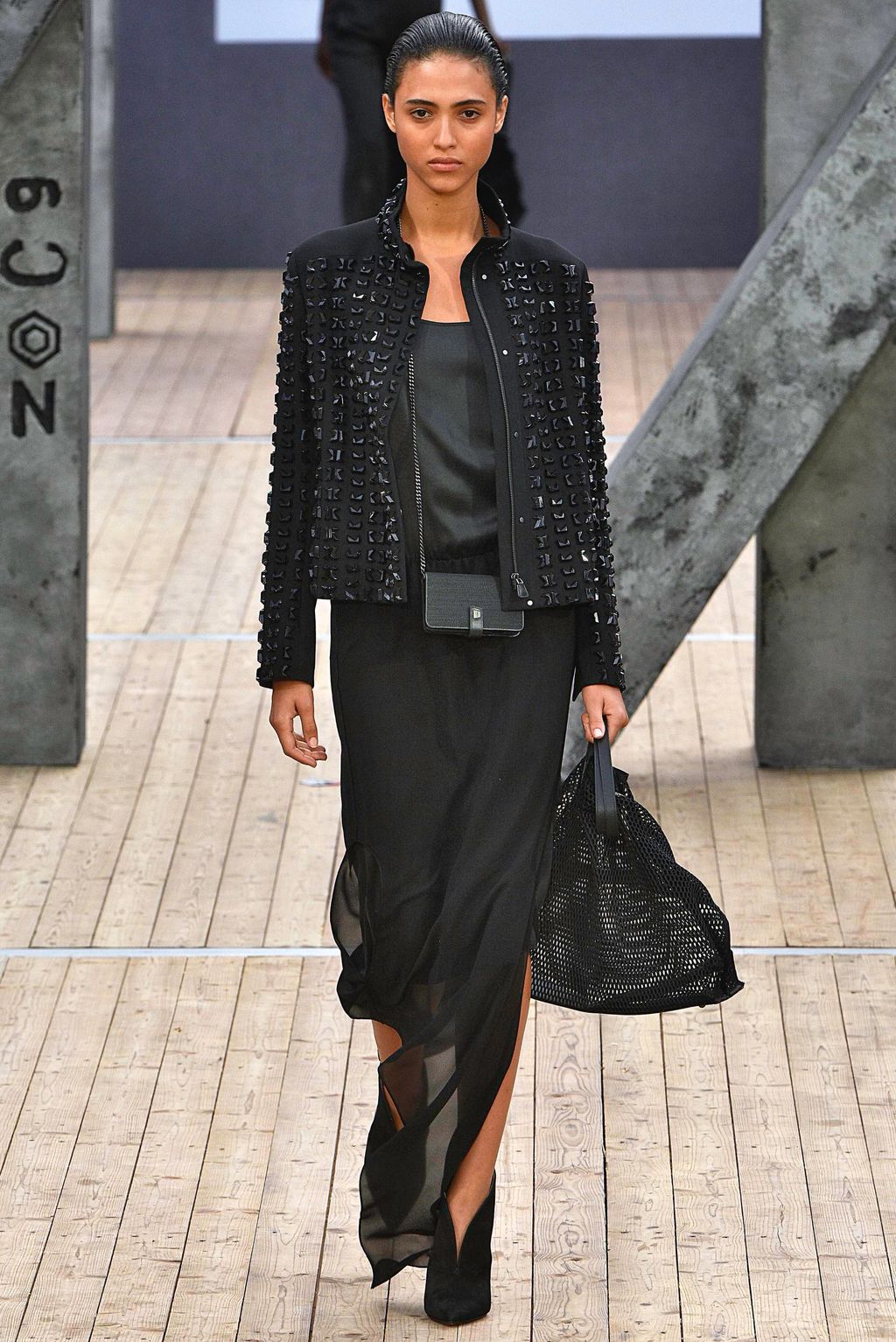 Fashion Week Paris Spring/Summer 2019 look 50 from the Akris collection womenswear