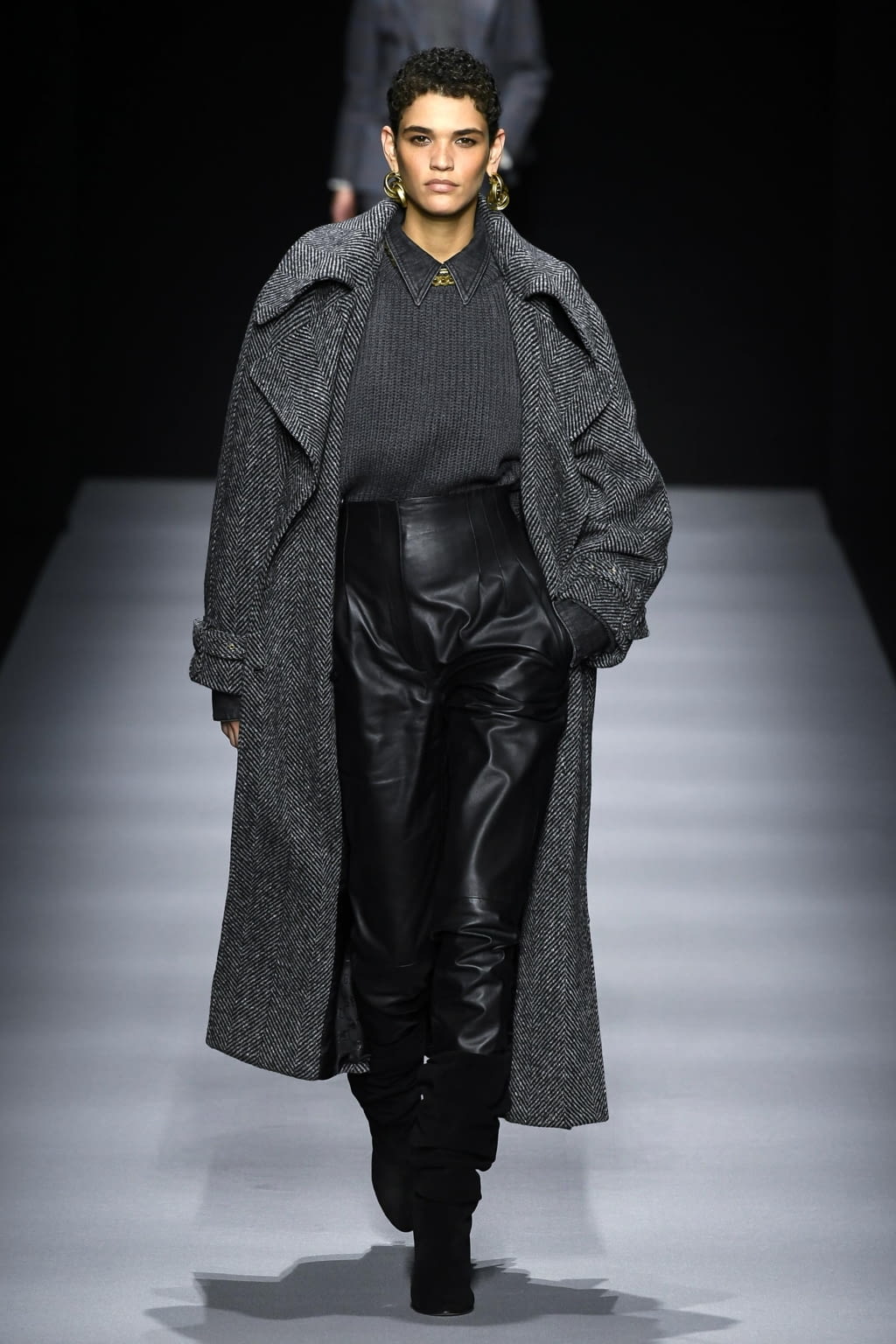 Fashion Week Milan Fall/Winter 2020 look 12 from the Alberta Ferretti collection womenswear