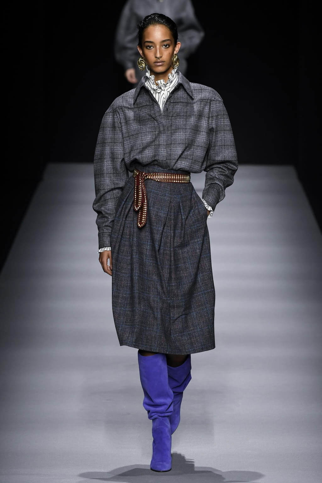 Fashion Week Milan Fall/Winter 2020 look 16 from the Alberta Ferretti collection womenswear