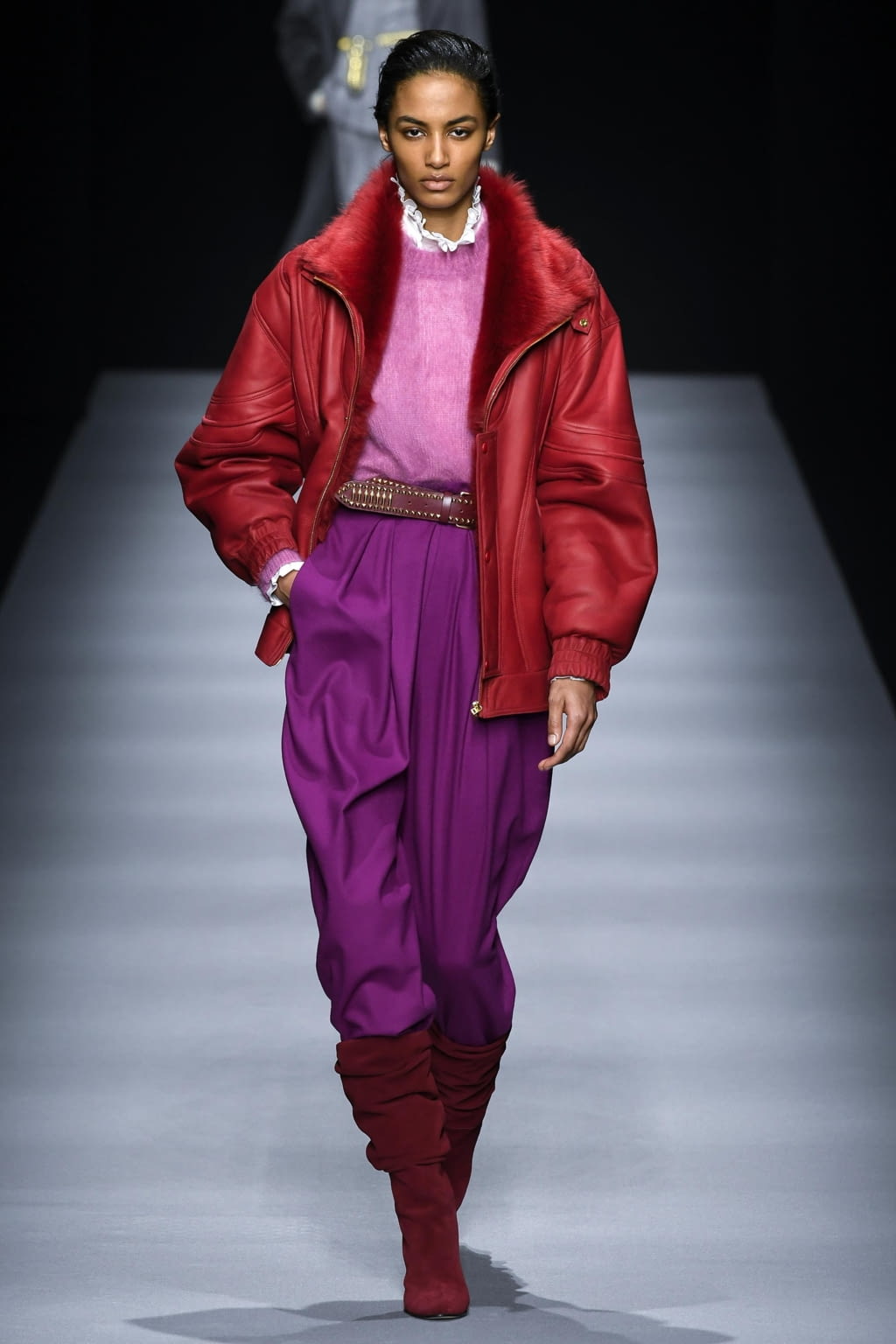 Fashion Week Milan Fall/Winter 2020 look 27 from the Alberta Ferretti collection womenswear