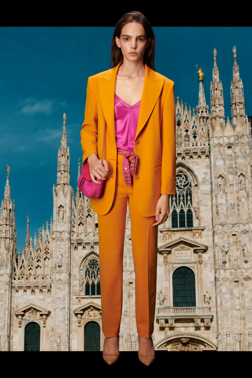 Fashion Week Milan Resort 2021 look 2 de la collection Alberta Ferretti womenswear
