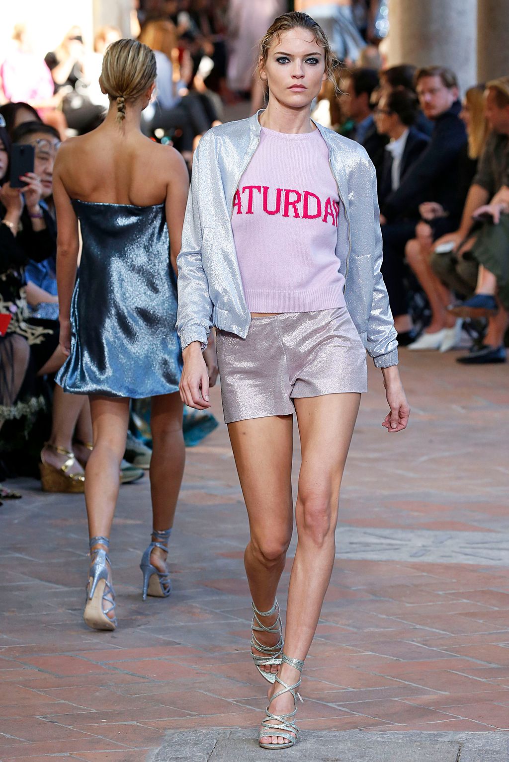 Fashion Week Milan Spring/Summer 2018 look 42 from the Alberta Ferretti collection womenswear