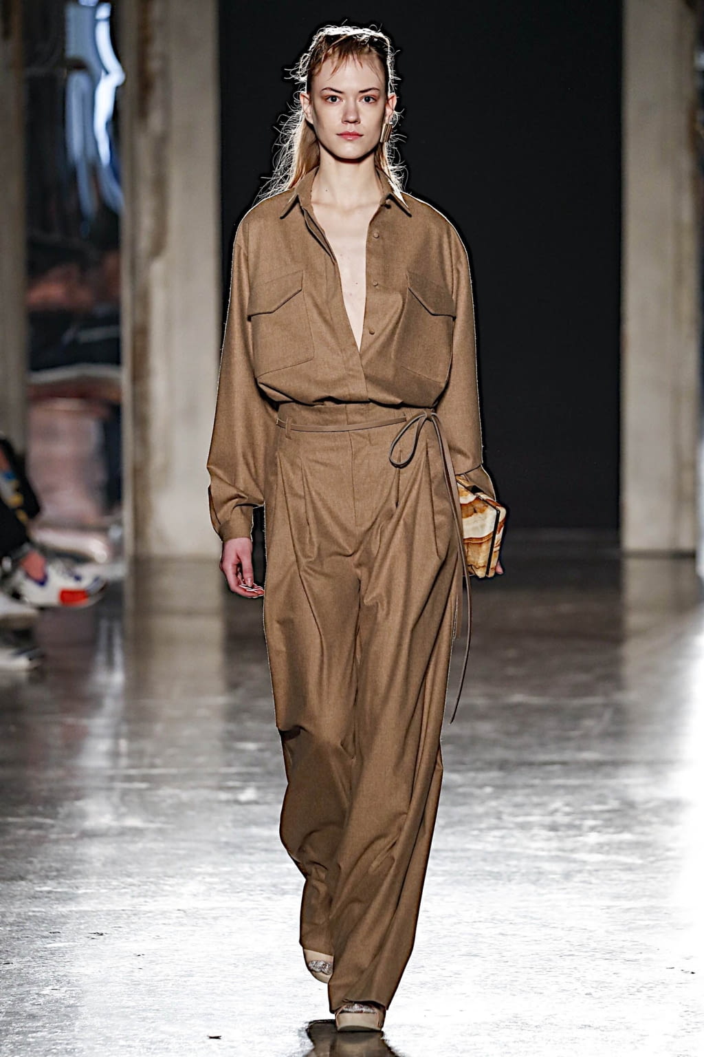 Fashion Week Milan Fall/Winter 2019 look 3 from the Alberto Zambelli collection 女装