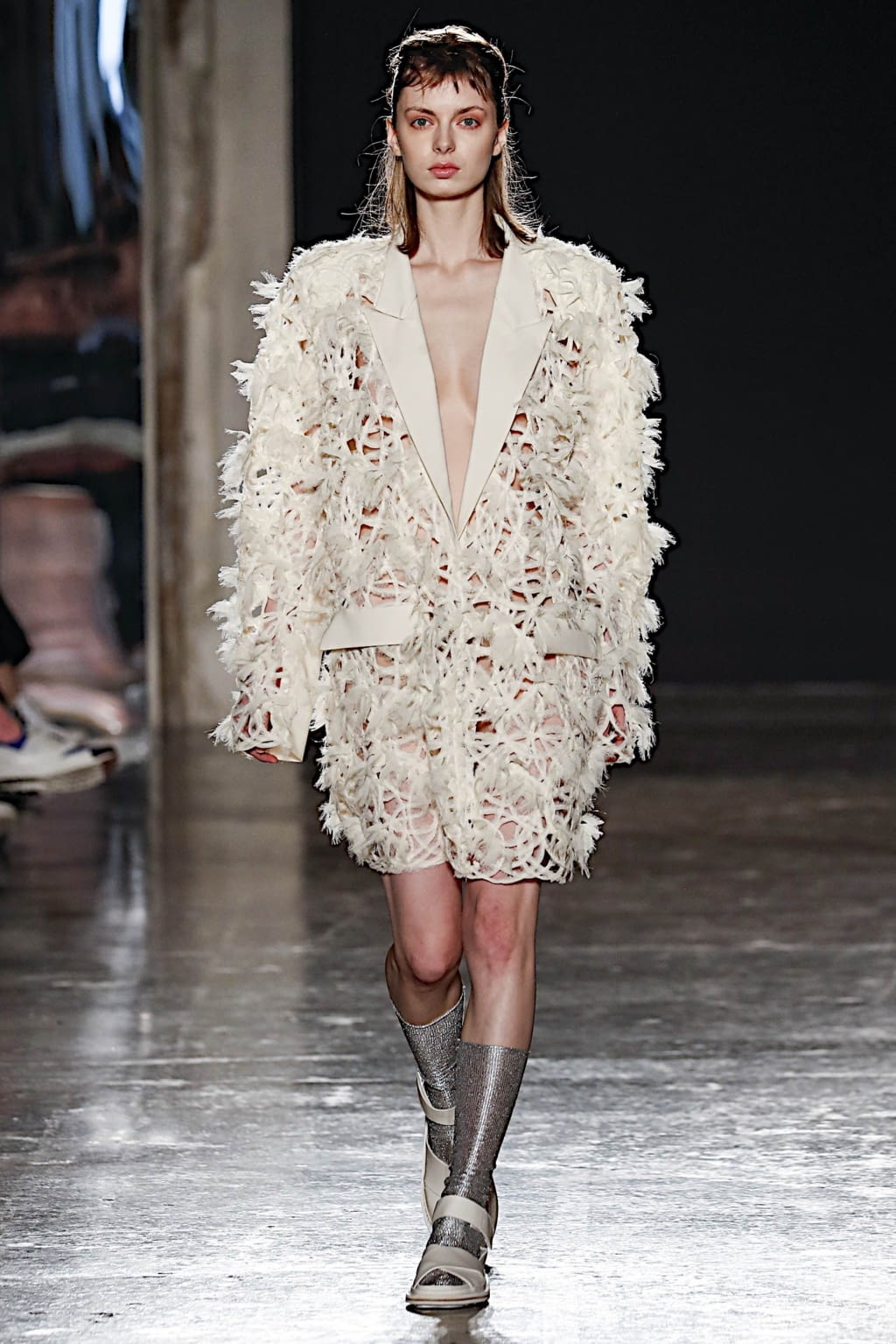 Fashion Week Milan Fall/Winter 2019 look 14 from the Alberto Zambelli collection 女装