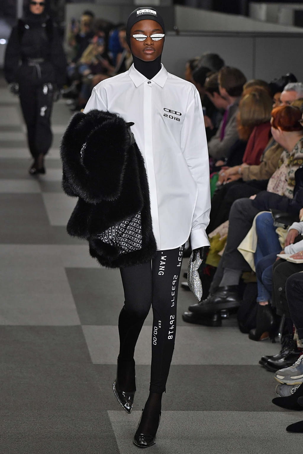 Fashion Week New York Fall/Winter 2018 look 24 from the Alexander Wang collection womenswear