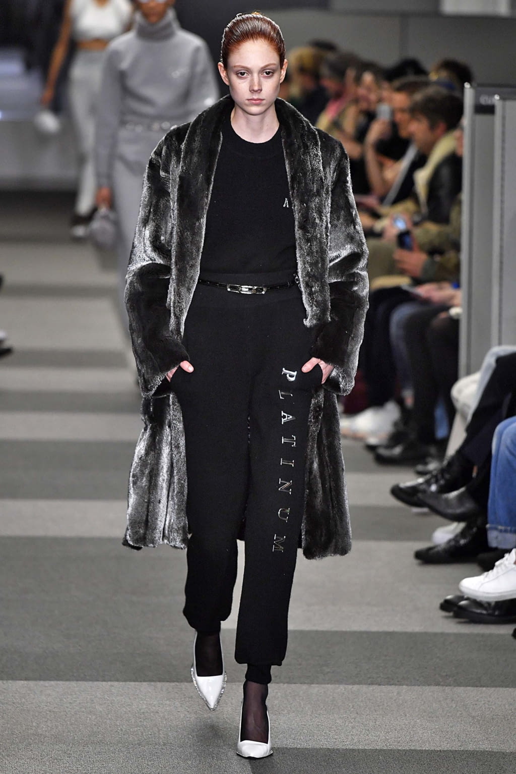 Fashion Week New York Fall/Winter 2018 look 30 from the Alexander Wang collection womenswear