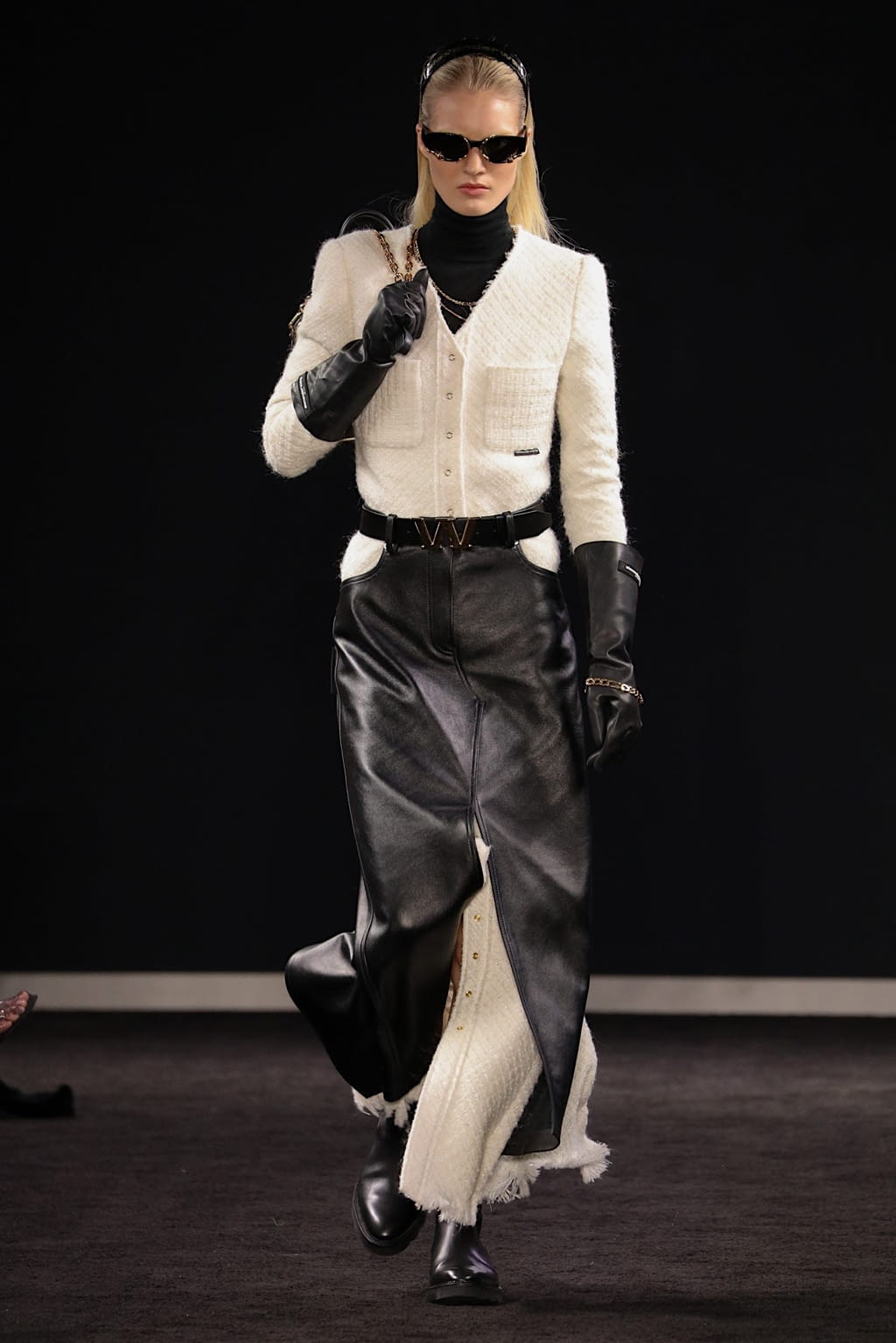 Fashion Week New York Fall/Winter 2019 look 1 de la collection Alexander Wang womenswear