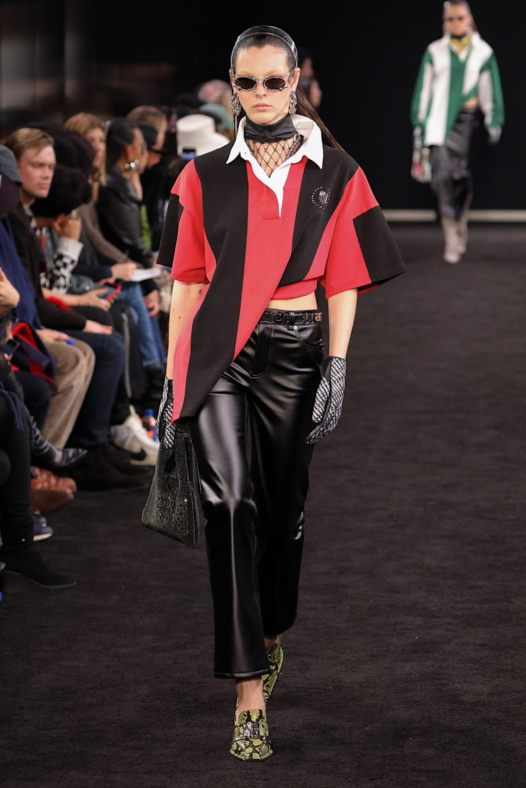 Fashion Week New York Fall/Winter 2019 look 13 from the Alexander Wang collection 女装