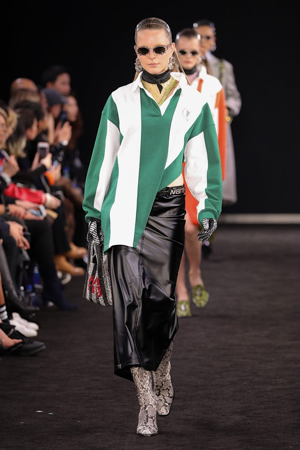 Fashion Week New York Fall/Winter 2019 look 14 from the Alexander Wang collection 女装