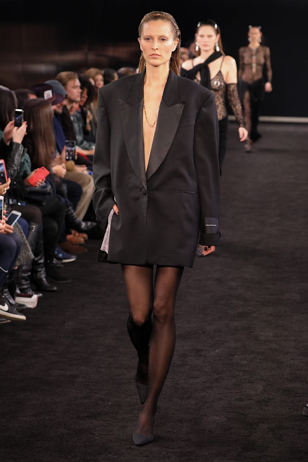 Fashion Week New York Fall/Winter 2019 look 53 from the Alexander Wang collection womenswear