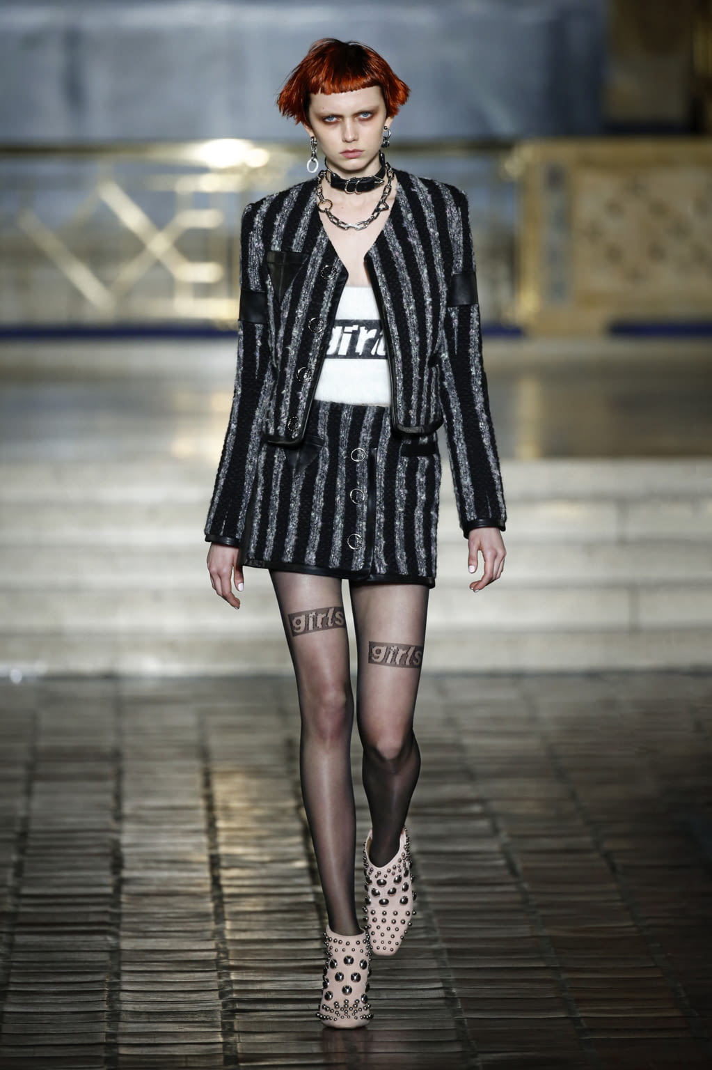 Fashion Week New York Fall/Winter 2016 look 1 from the Alexander Wang collection womenswear