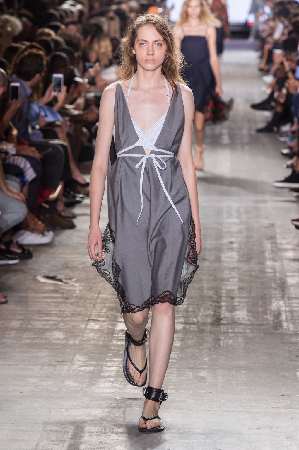 Fashion Week New York Spring/Summer 2017 look 11 from the Alexander Wang collection womenswear