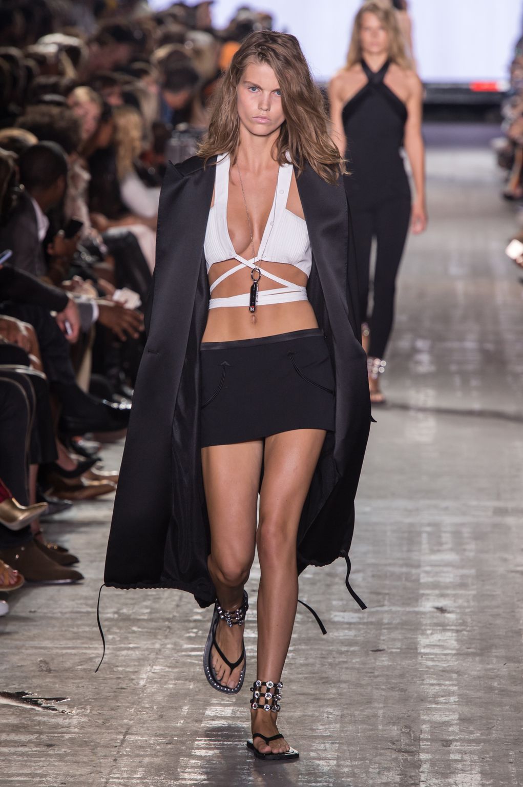 Fashion Week New York Spring/Summer 2017 look 55 from the Alexander Wang collection womenswear