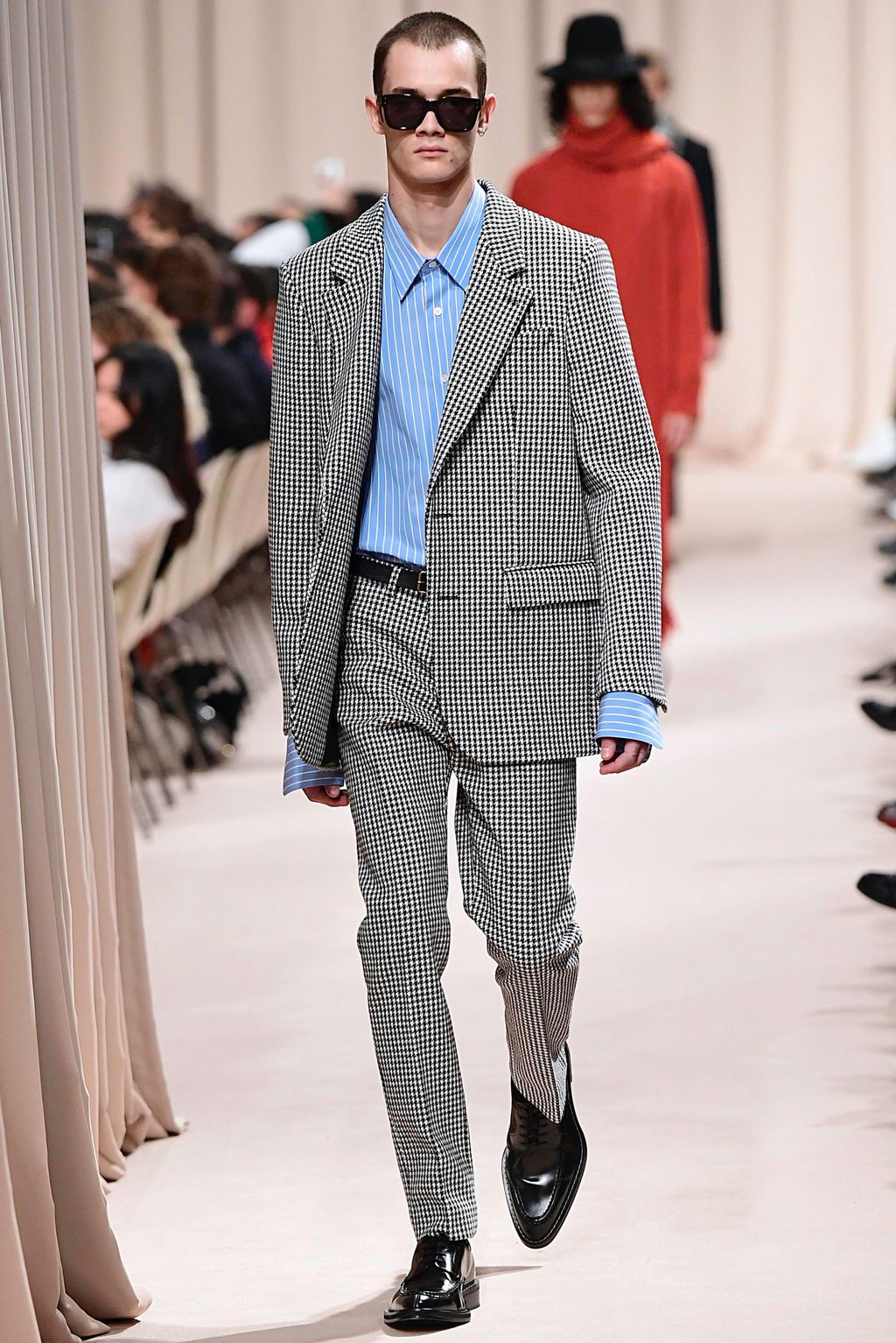 Fashion Week Paris Fall/Winter 2019 look 44 from the Ami collection 男装