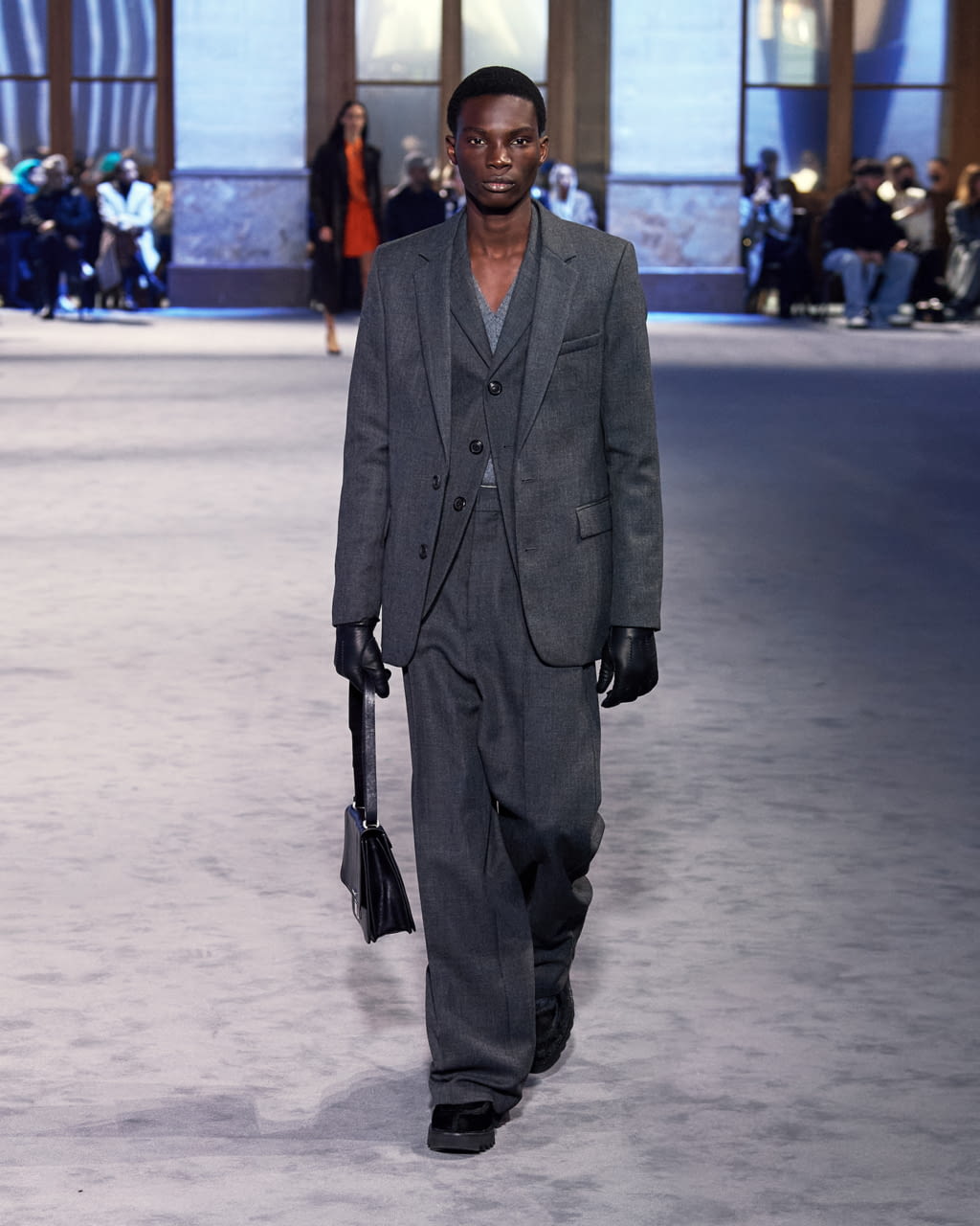 Fashion Week Paris Fall/Winter 2022 look 10 from the Ami collection 男装