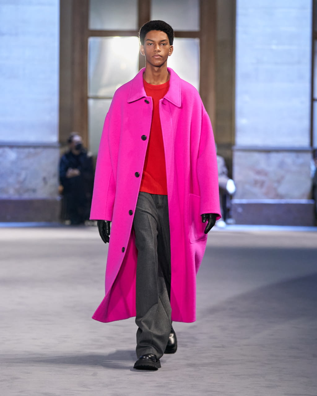 Fashion Week Paris Fall/Winter 2022 look 12 from the Ami collection 男装