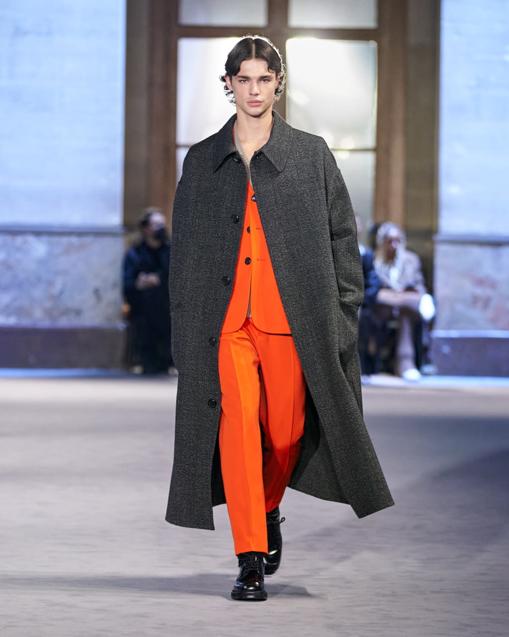 Fashion Week Paris Fall/Winter 2022 look 14 from the Ami collection 男装