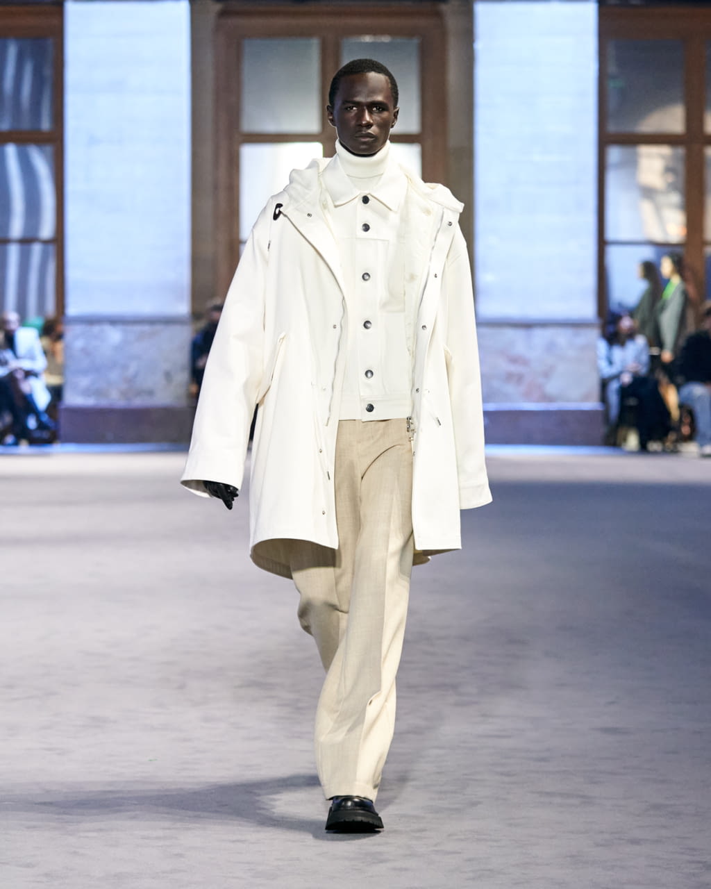 Fashion Week Paris Fall/Winter 2022 look 17 from the Ami collection 男装